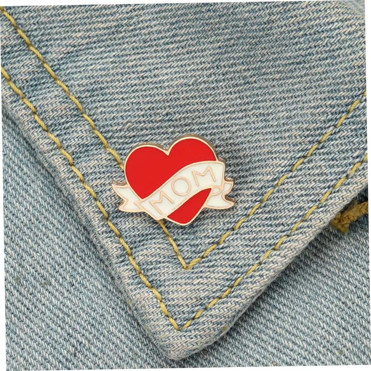 Liebes Brosche Muttertag Emaille Mütter Webstuhl Boutonniere Für Männerhochzeit Abs Legierungsbroschen Herzförmige Broschen Rucksackstift Brosche Mit Herz Rot