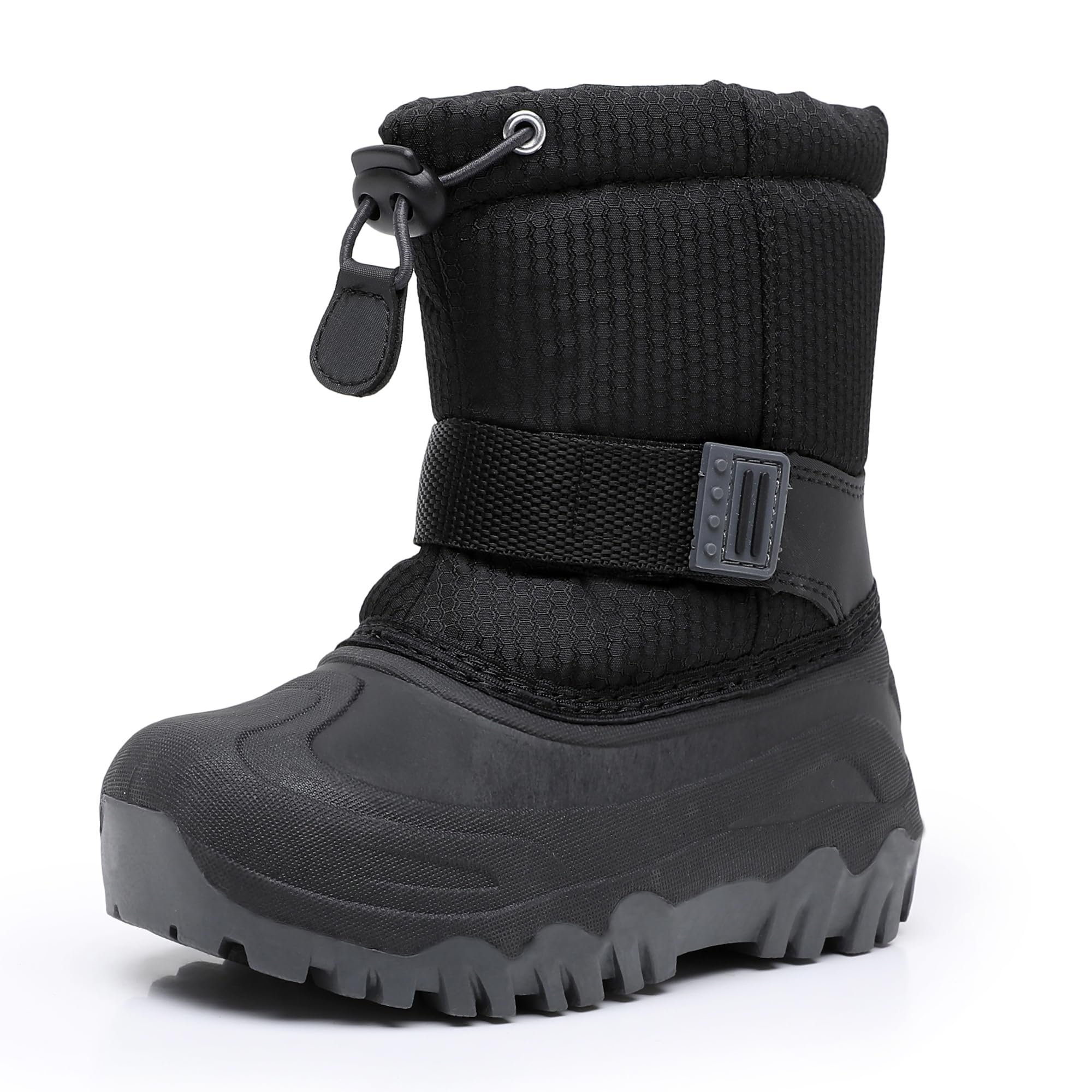 Kids Boys Girls Winter Snow Boots Waterproof Anti-Slip Warm Outdoor Shoes (Toddler/Little Kid)