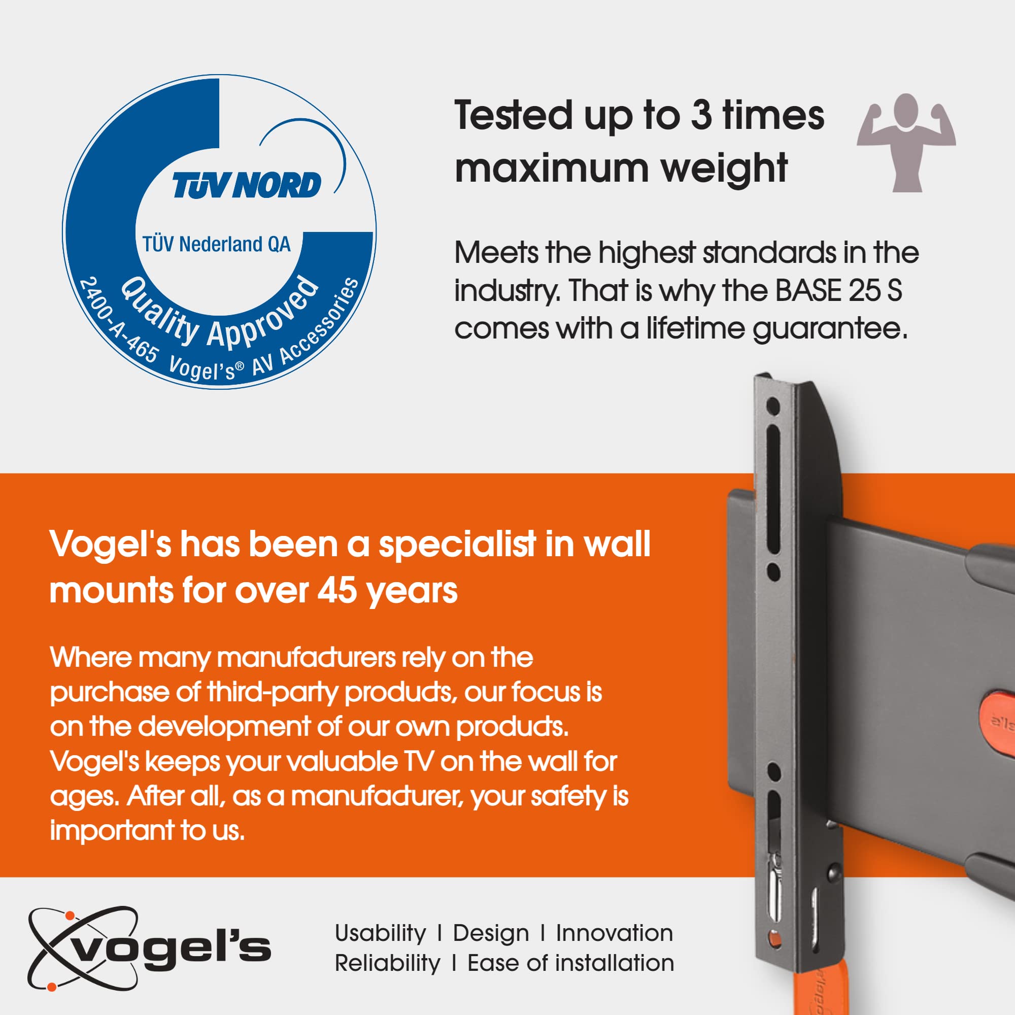 Vogel's BASE 25 L - - Voor 23.59u, morgen in huis
