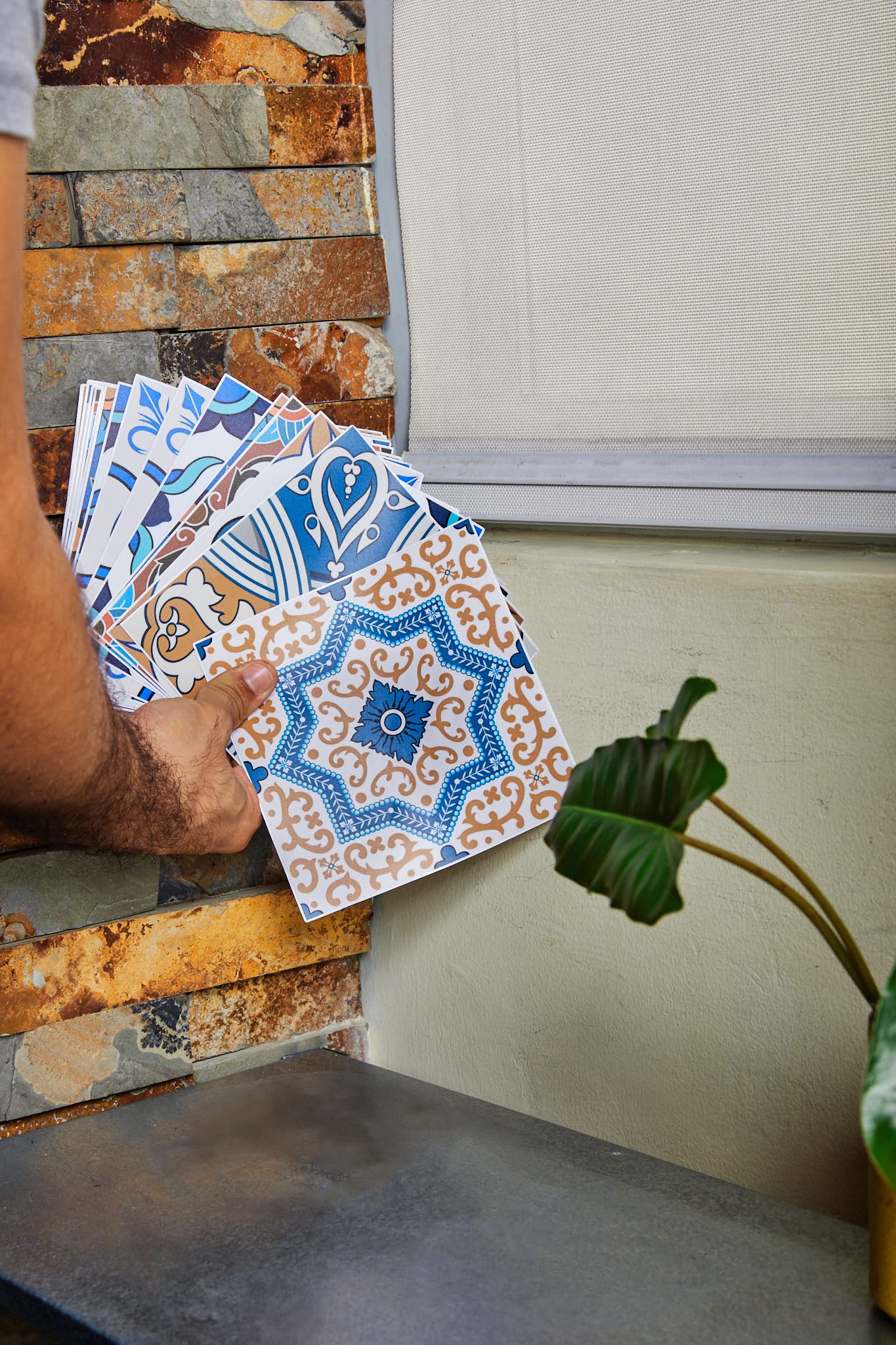 Amazon.co.jp: Poromoro ポルトガル風 スペイン風 アズレージョ