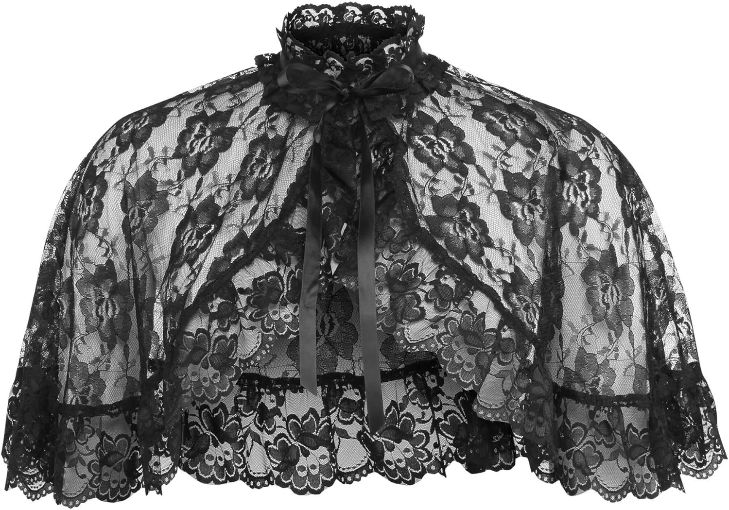 Black Lace Cape (OneSize)