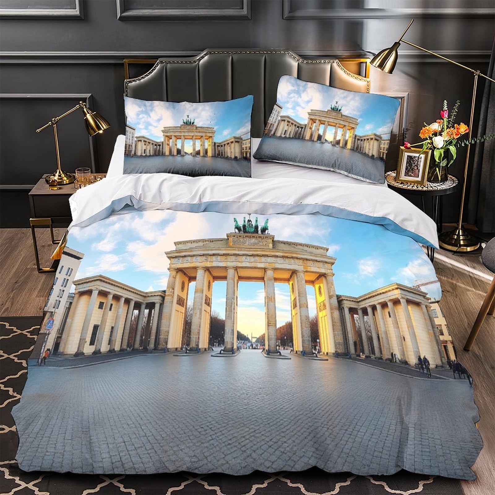 Housse de couette jardin d'abeilles 3D crée une ambiance bucolique de chambre