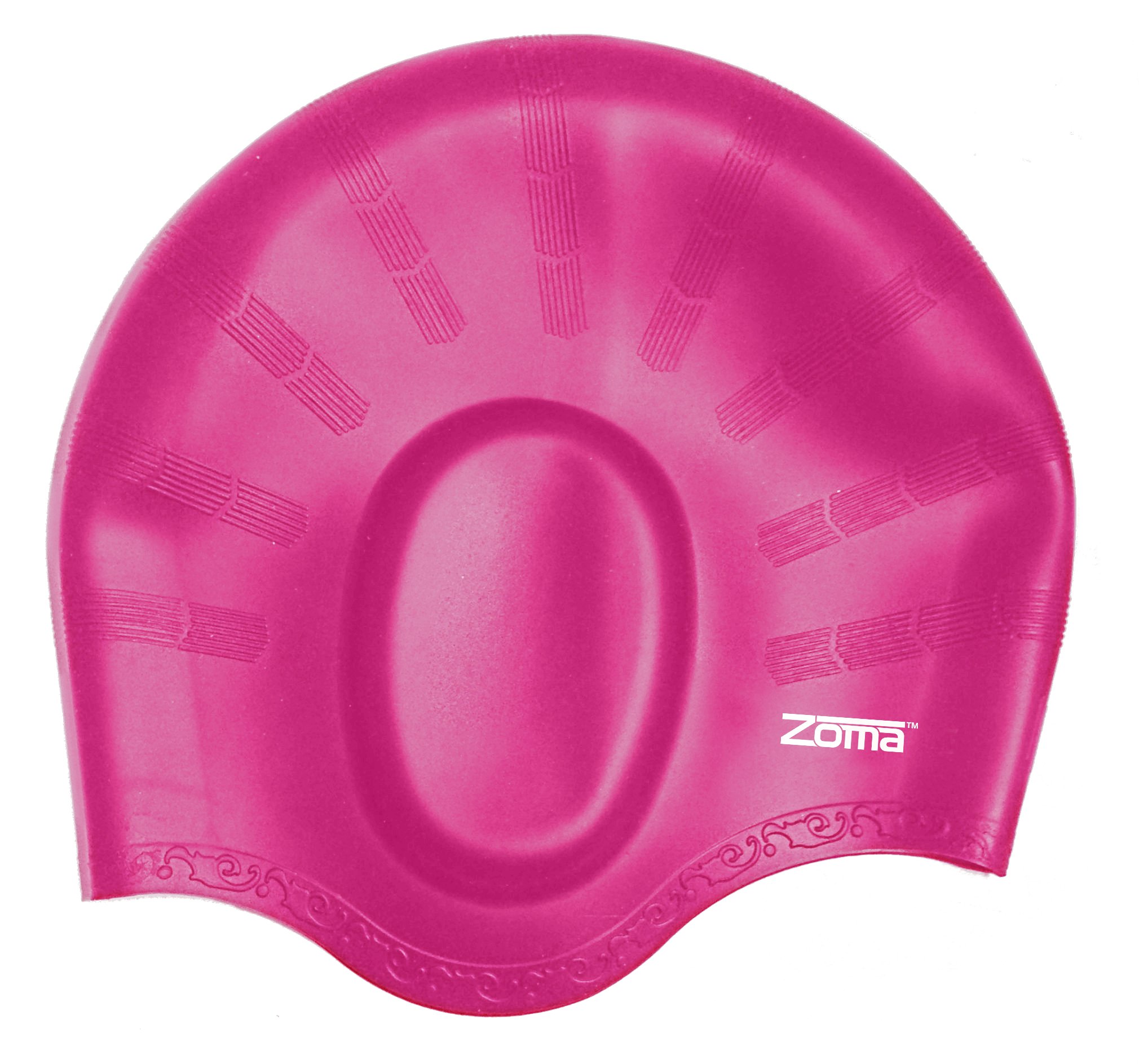 Swim Cap for Women and Men with Average or Large Heads - Great for Adults, Older Kids, Boys and Girls - Free Nose Clip