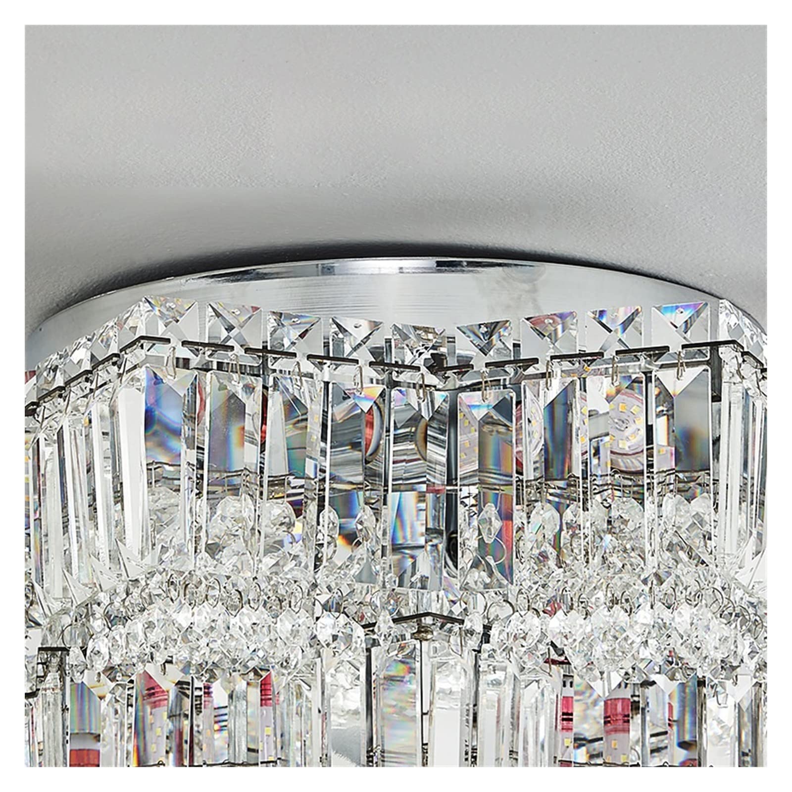 Sypialnia, salon, kryształowa lampa sufitowa, lampa do jadalni, sypialni, sypialni, gabinetu (60 cm)