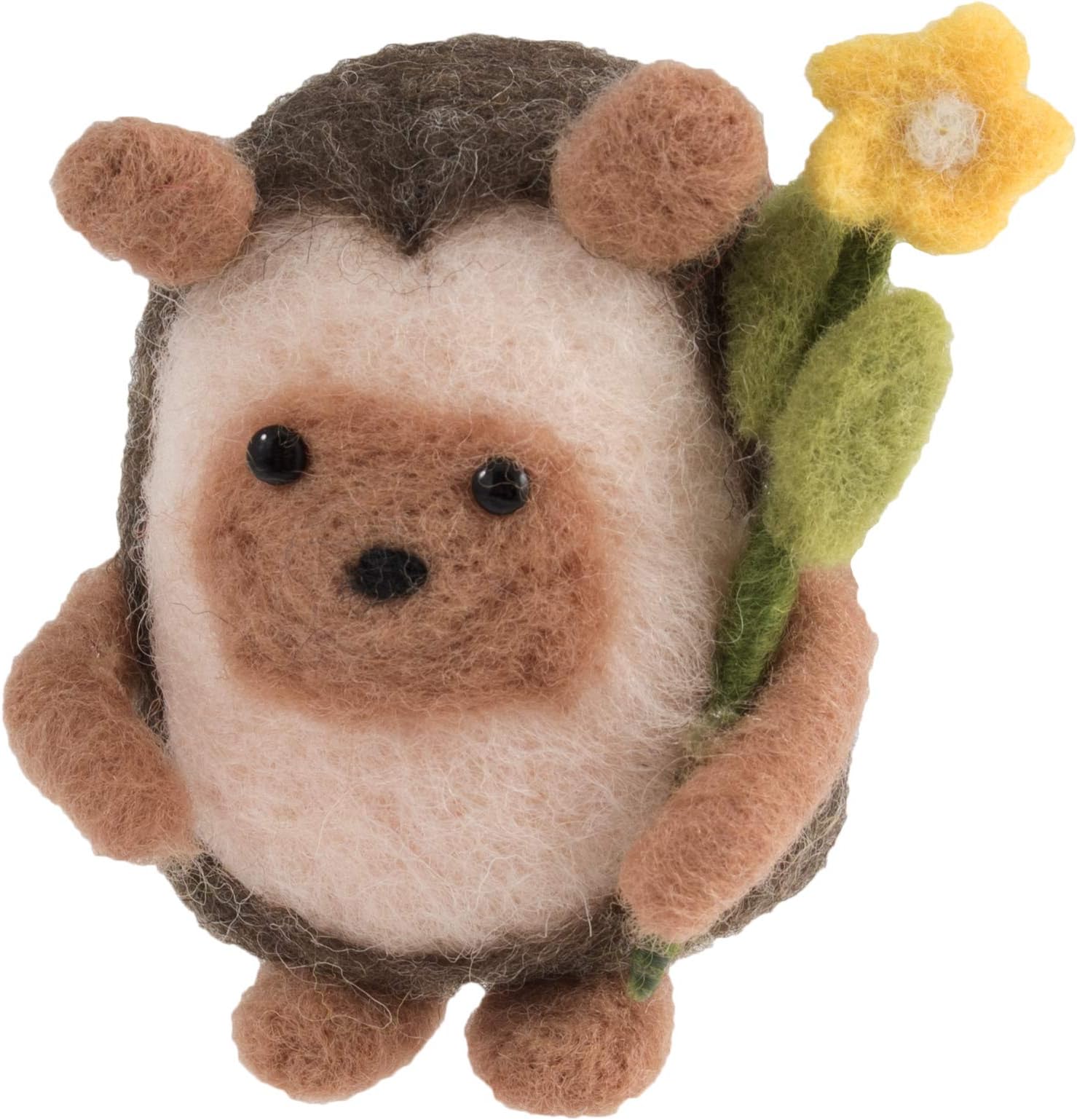 TrimitsNeedle Felting Craft Kit, Hedgehog, 8 x 7.5cm