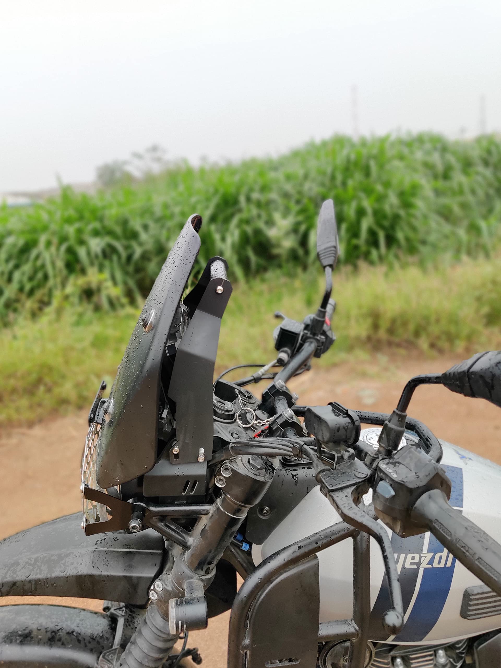 Auto Infinity GPS Mount Compatible with Yezdi Adventure (Meter Console) (Black, Pack of 1)