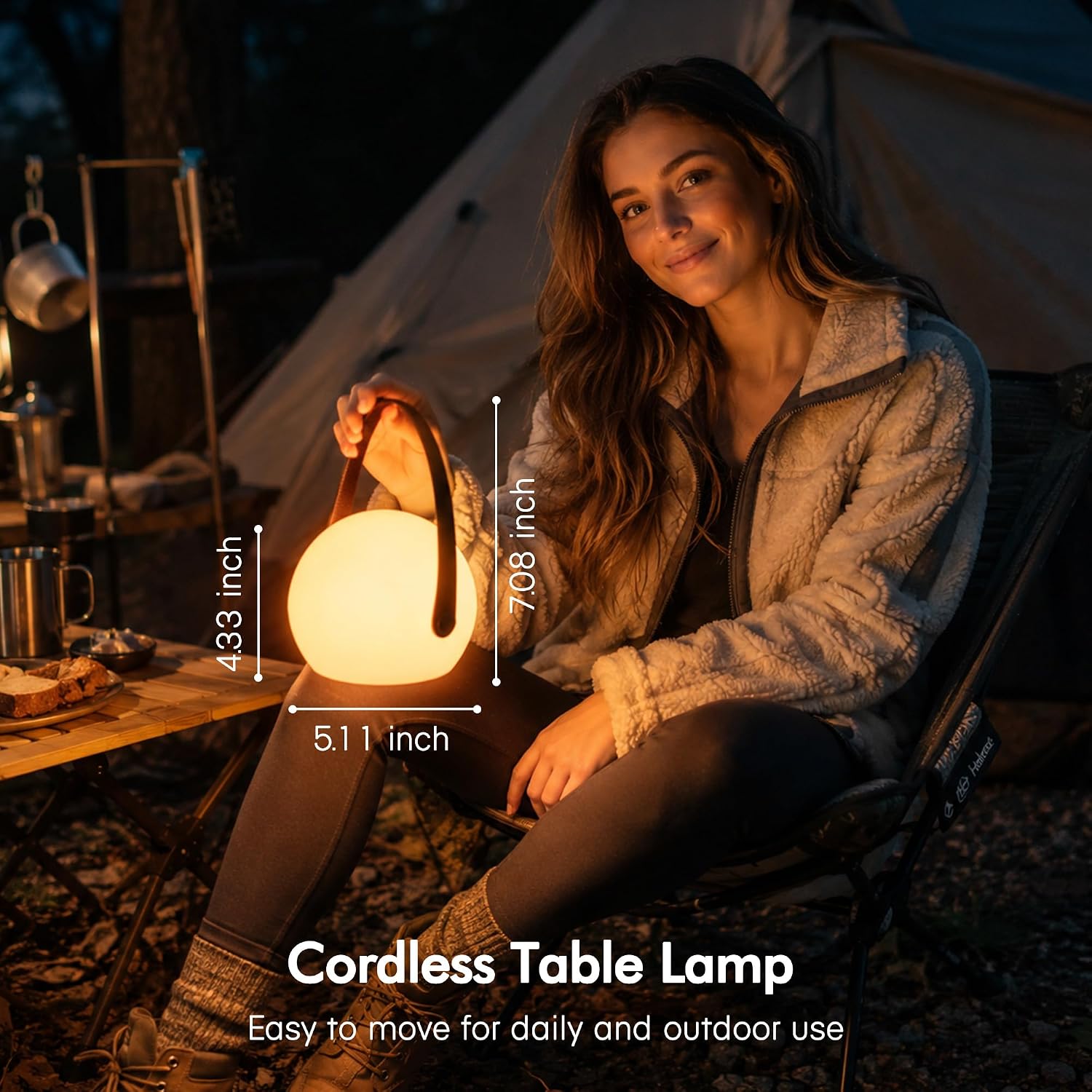 IP65 Waterproof Shower Lamp with 16 Colors, Remote and Hanging | Rechargeable Wireless mood light with 16 colors for showers, bathtubs, patios and camping; easy to hang with no wiring