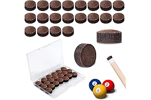 Mozeat Lens Billiard Pool Cue Tips - The Ultimate Upgrade for Enhanced Accuracy and Control