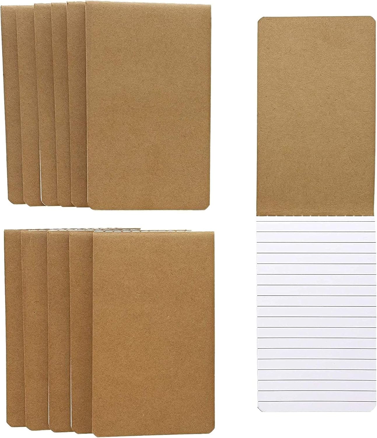 Kraft Cover To Do List Notepads, 64 Pages Each (2.7 x 4.5 In, 12 Pack) : Office Products