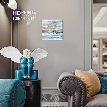 Amazon.com: Bathroom Wall Art Abstract Canvas Art Print