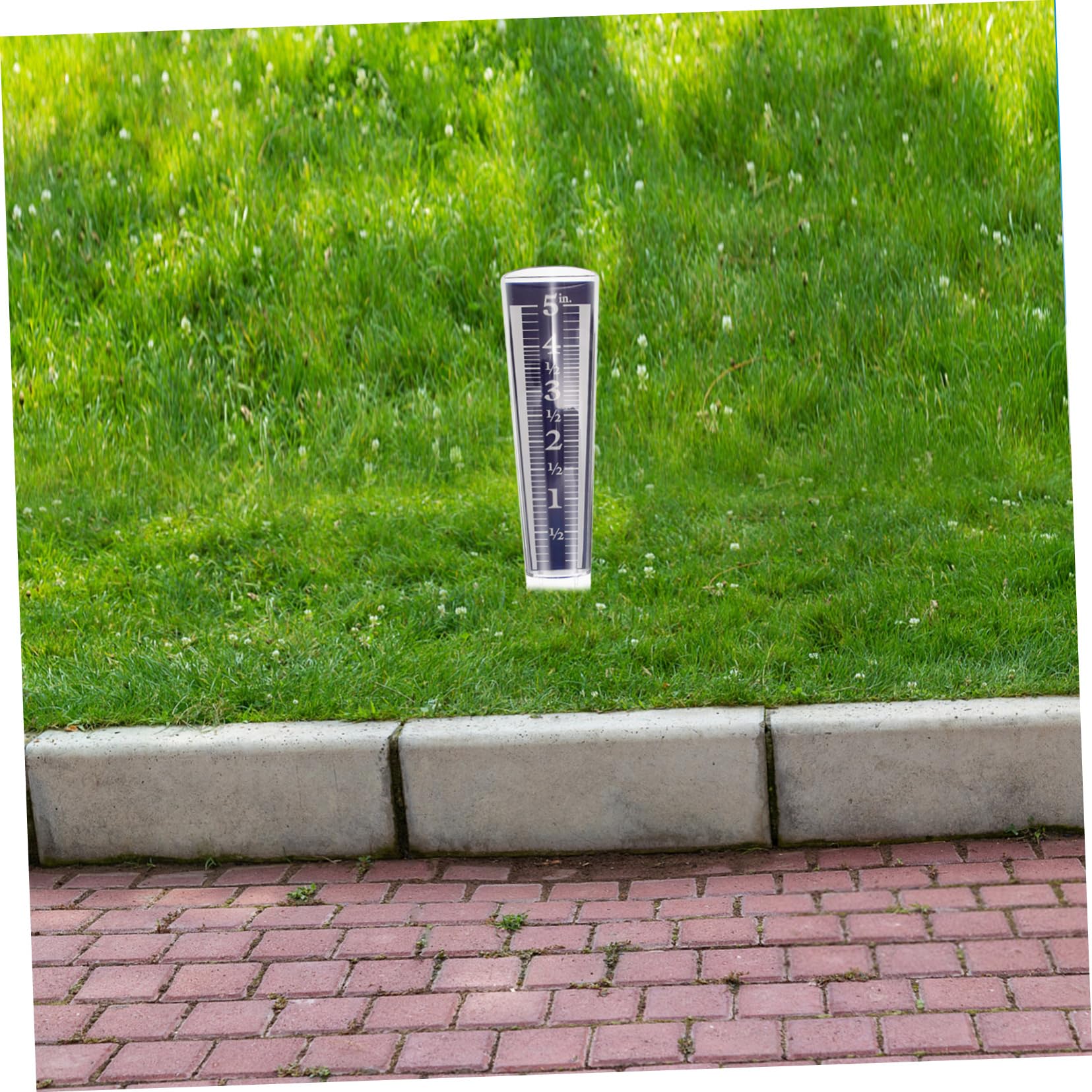 UKCOCO Lot De 4 Tubes De Mesure De Pluie Ronds pour Accessoires De Maison Pluviomètre Dextérieur