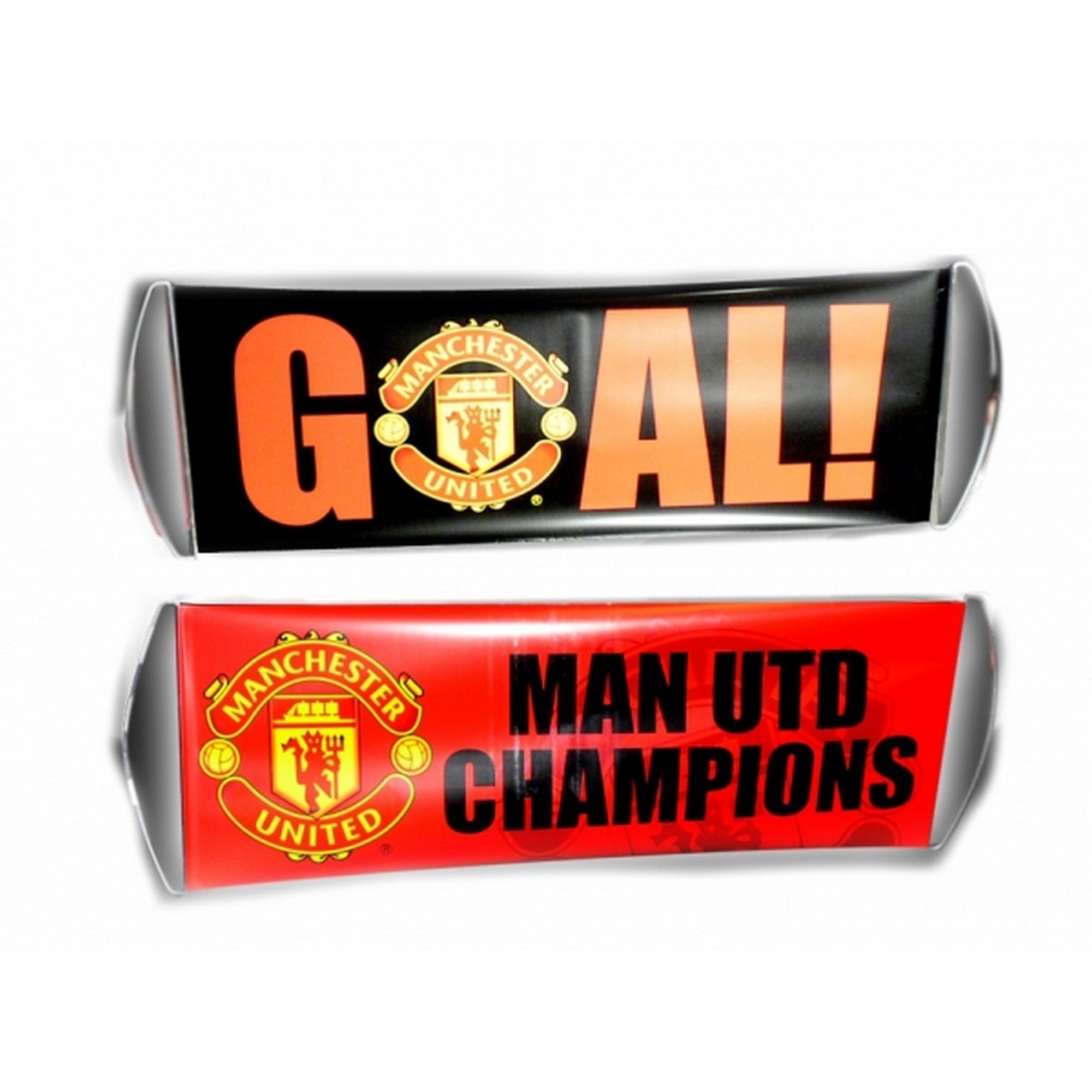 Manchester UnitedFC Official Fanbana Soccer Banner (One Size) (Red/Black)