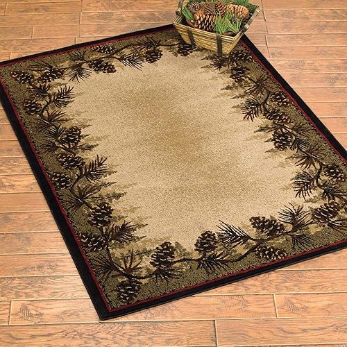 BLACK FOREST DECOR Village Pines Alfombra - 2 x 4