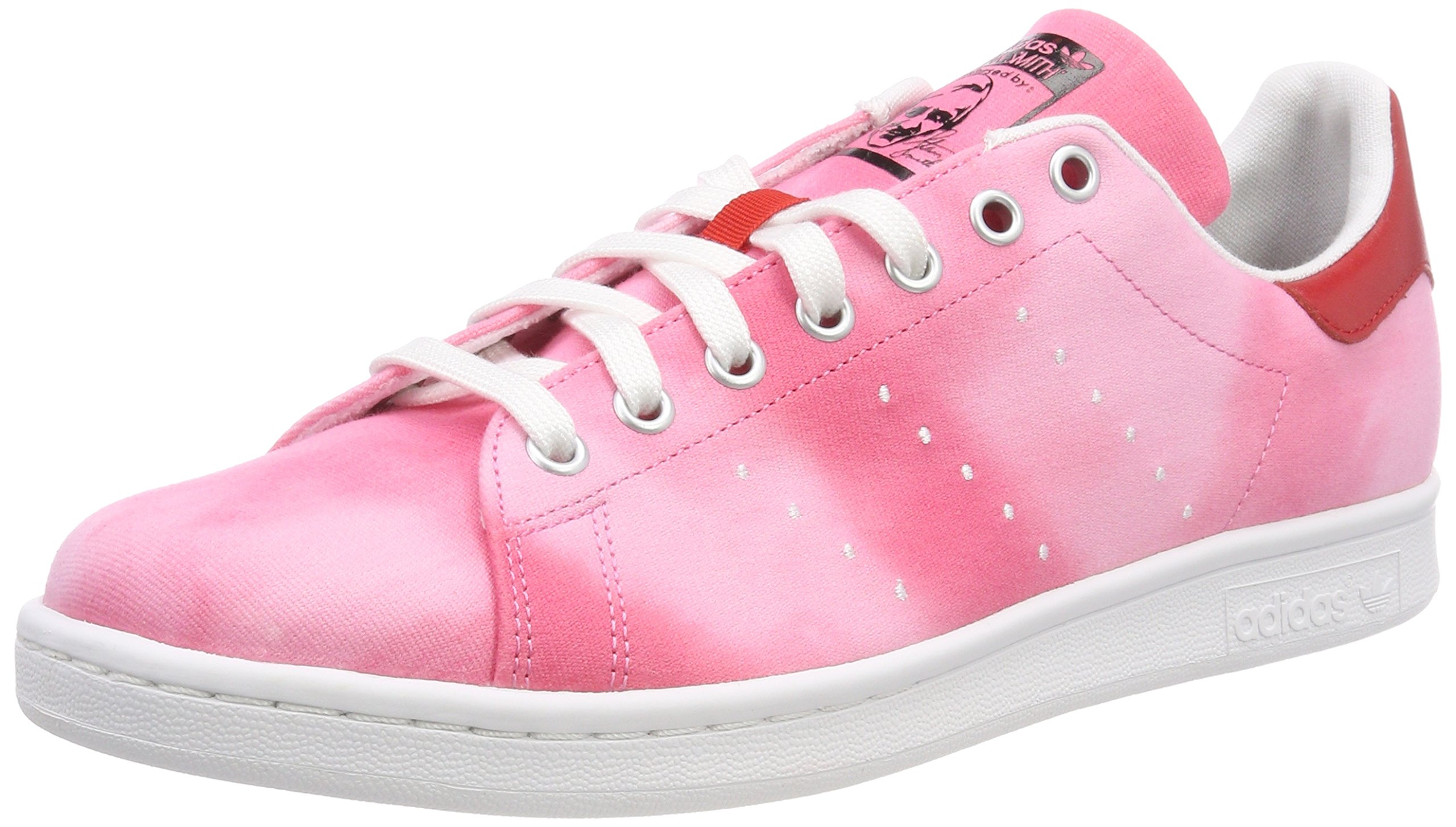 Originals Men Stan Smith Leather Sock Shoes (Ftwwht/Ftwwht/Red, Numeric_12_Point_5)