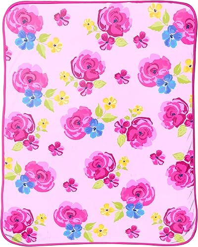 Jay Franco Rose Just for Kids - Manta para niños