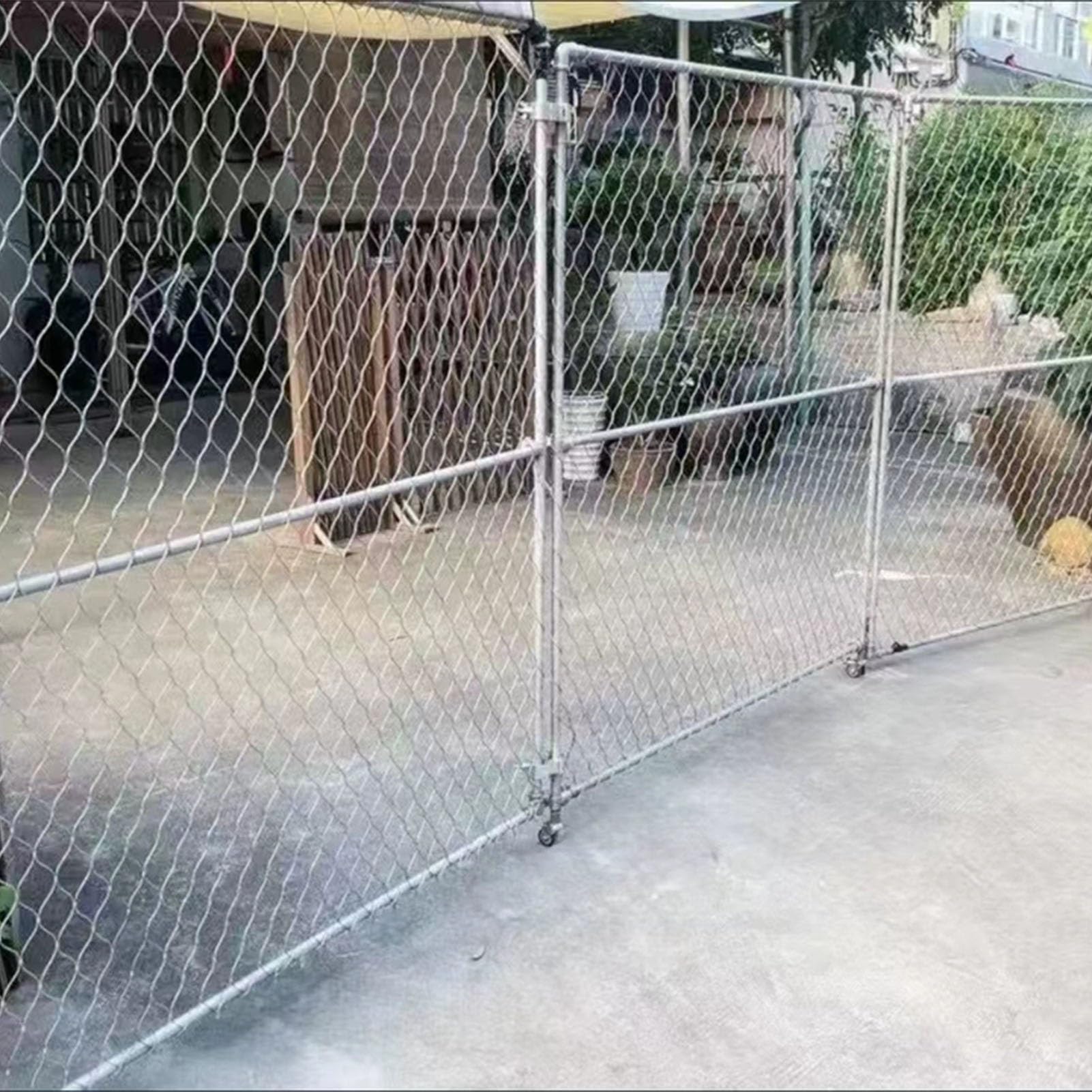 Siatka ochronna na balustradę balkonową, elastyczna ochrona do obszarów zabaw dla dzieci, 3 x 9 m, bariera linowa wspinaczkowa, ochrona przed dziećmi do przestrzeni na zewnątrz