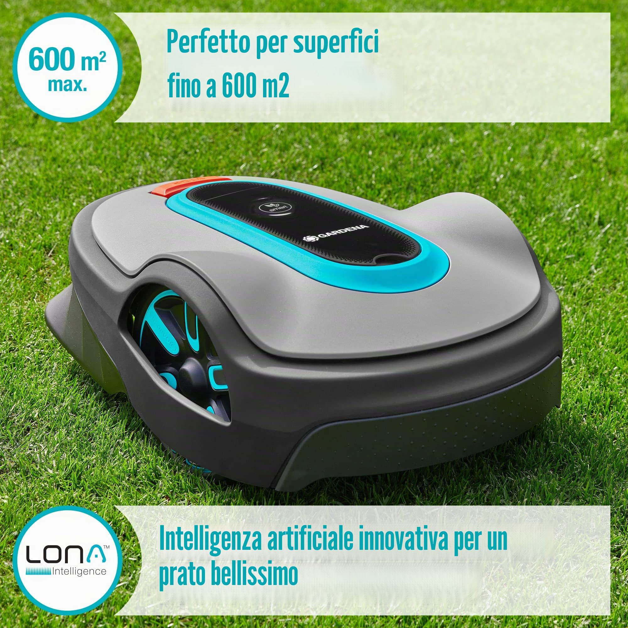 Gardena Mähroboter smart SILENO city 600 m²