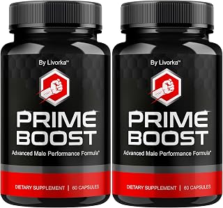 (2 Pack) Prime Boost Pills - Prime Boost Supplement Pills for Men, PrimeBoost Capsules, Maximum Strength All Natural Premium Support Formula for Overall Health & Wellness, 120 Capsules For 2 Months