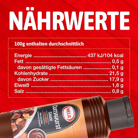 Hela Curry Wurst Sauce 300ml