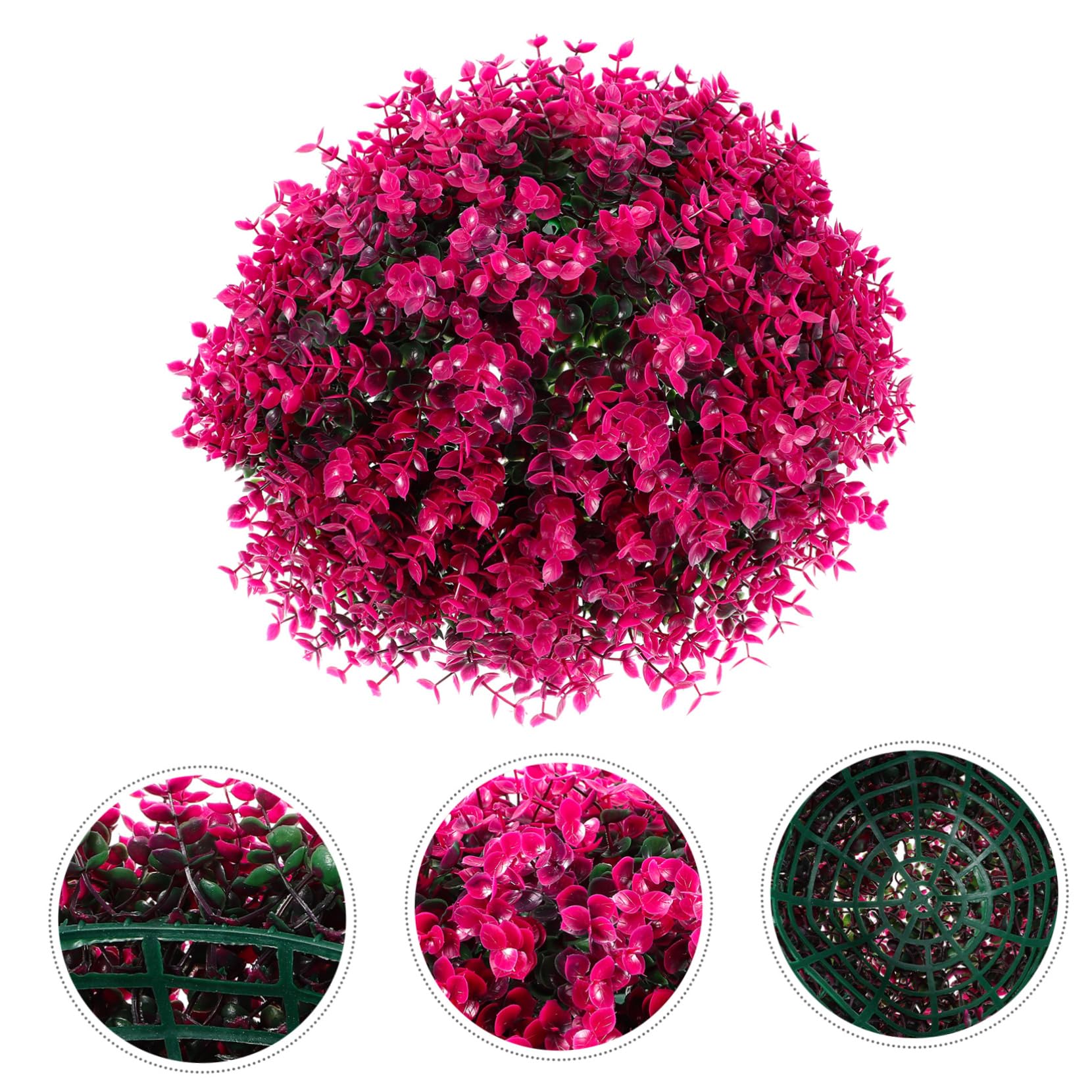 Palla Decorativa Finta di Eucalipto Palla Topiaria Foglie di Eucalipto per Decorazioni Interne Piante Artificiali per Casa e Giardino Ornamentale Finta Naturale