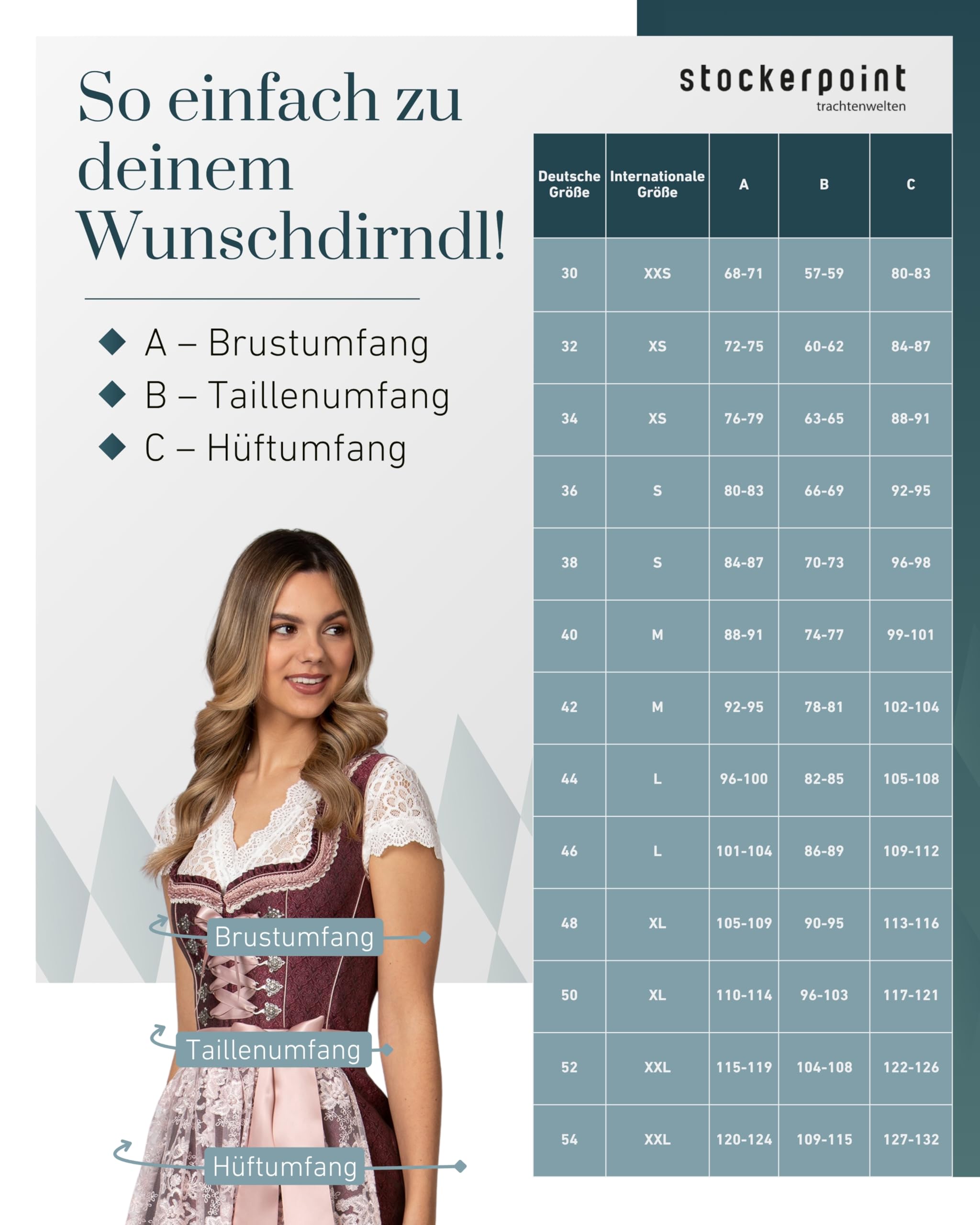 Stockerpoint Dirndl Rosalinde