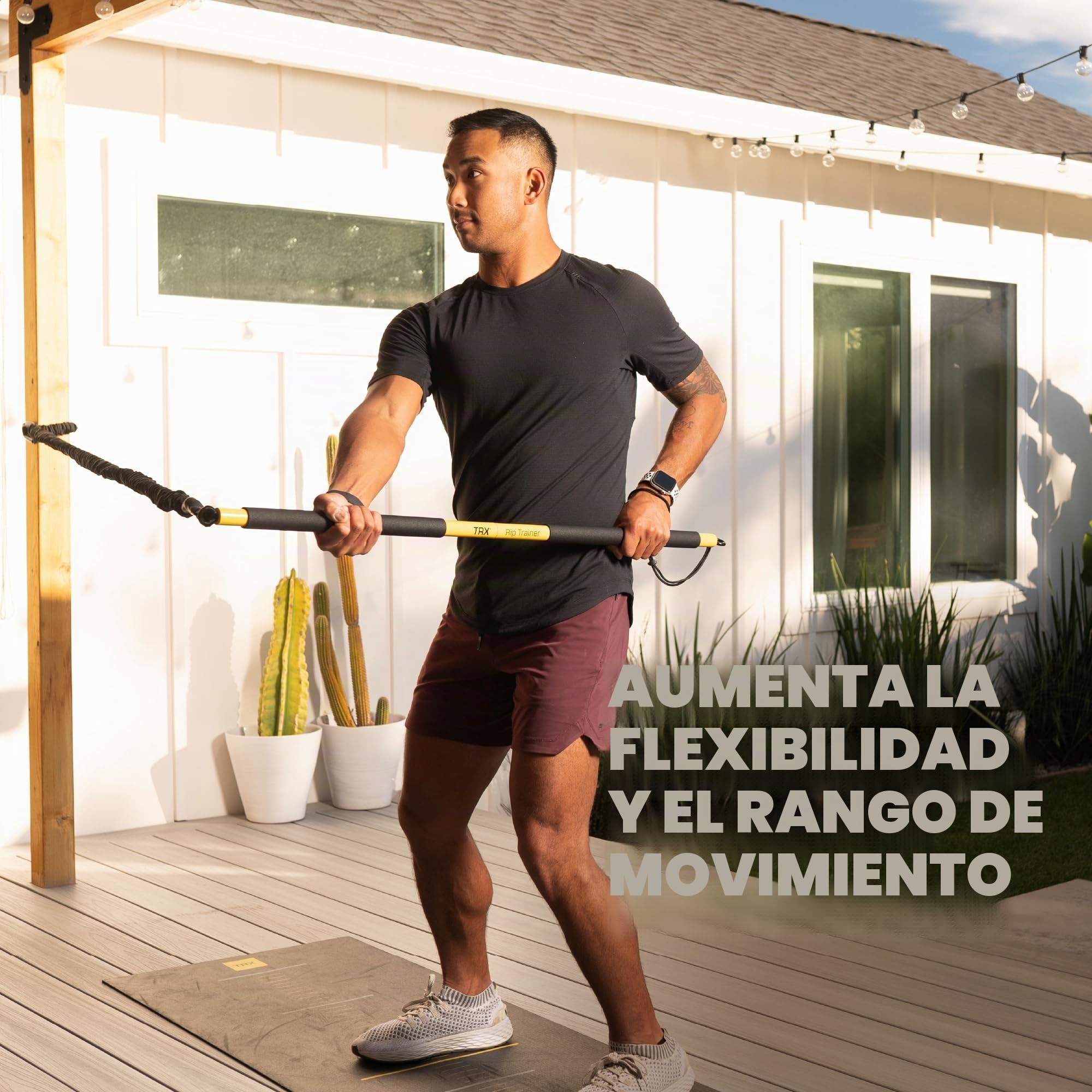 TRX Entrenamiento Sistema de Entrenamiento Rip, SOGA de Alta Resistencia, para un Intenso desafío con el Que trabajarás Todo el Cuerpo