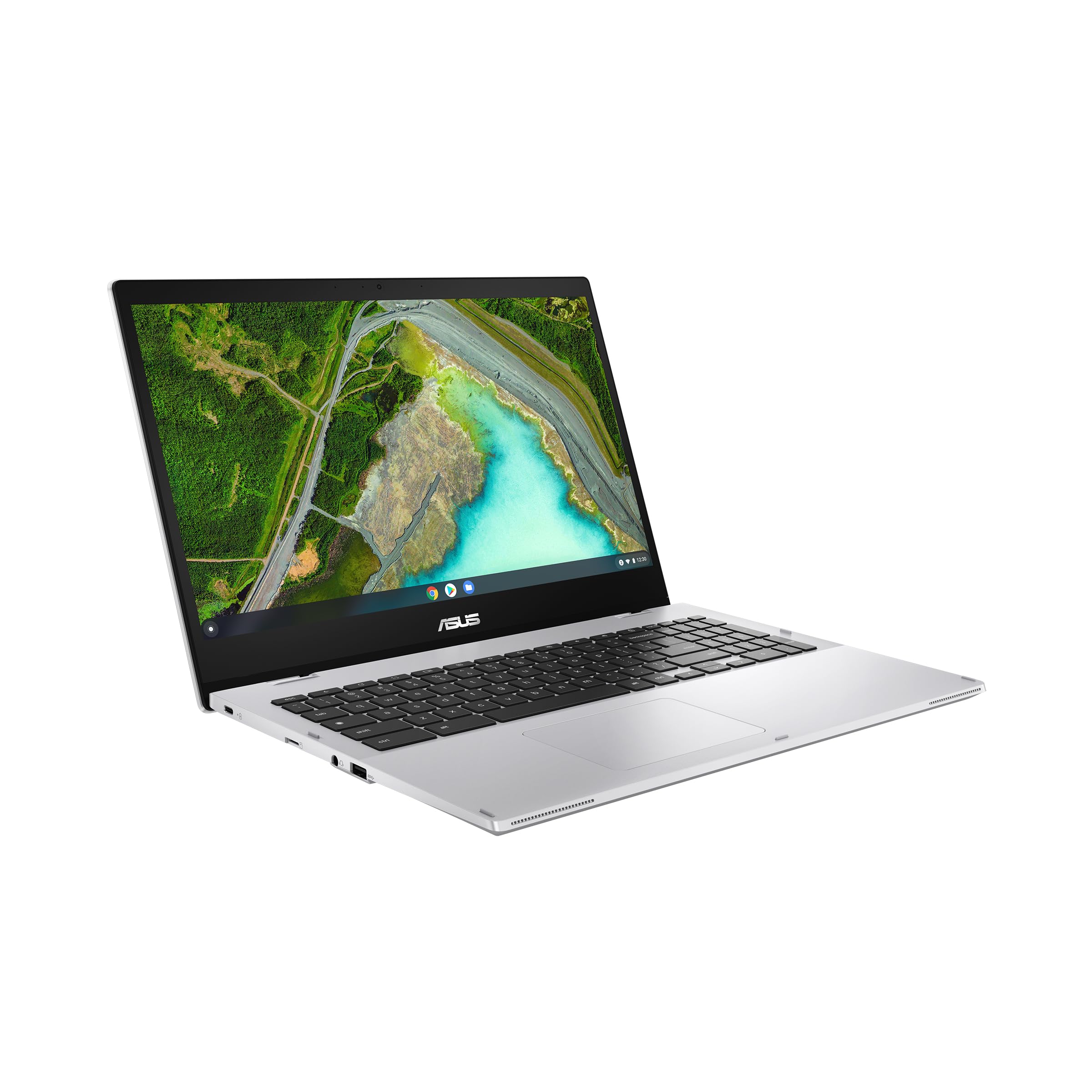 ASUS Chromebook CX1500CKA-NJ0400 15.6 Pouces FHD PC Portable (Processeur Intel Celeron N4500 2.8 GHz, 8GB LPDDR4X, 128G eMMC, Intel UHD Graphics, Chrome OS) - Clavier AZERTY