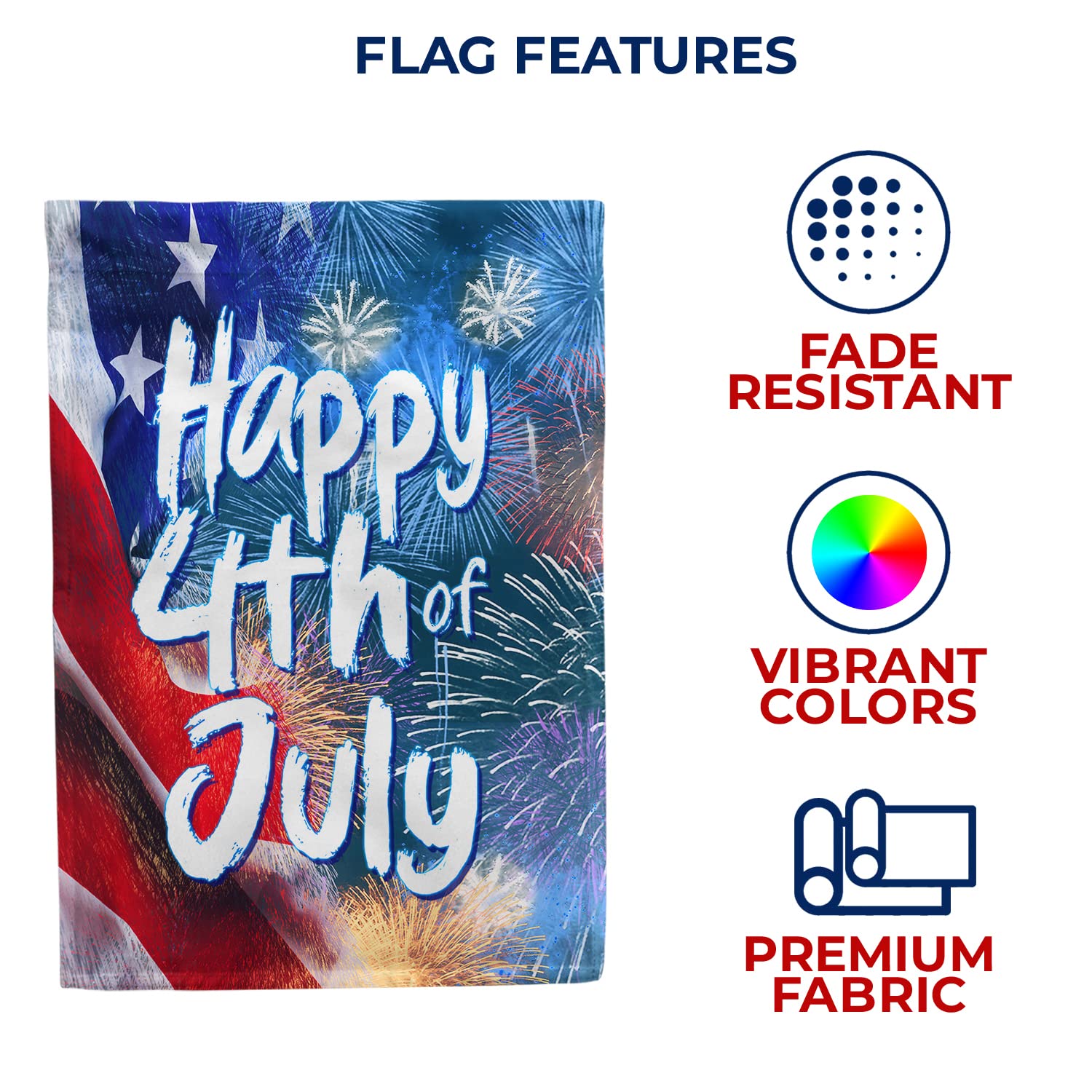 Amerika Forever Gartenflagge 4th Of July – Mit Patriotischem Welpen, 32,5 X 45,7 Cm, Doppelseitig