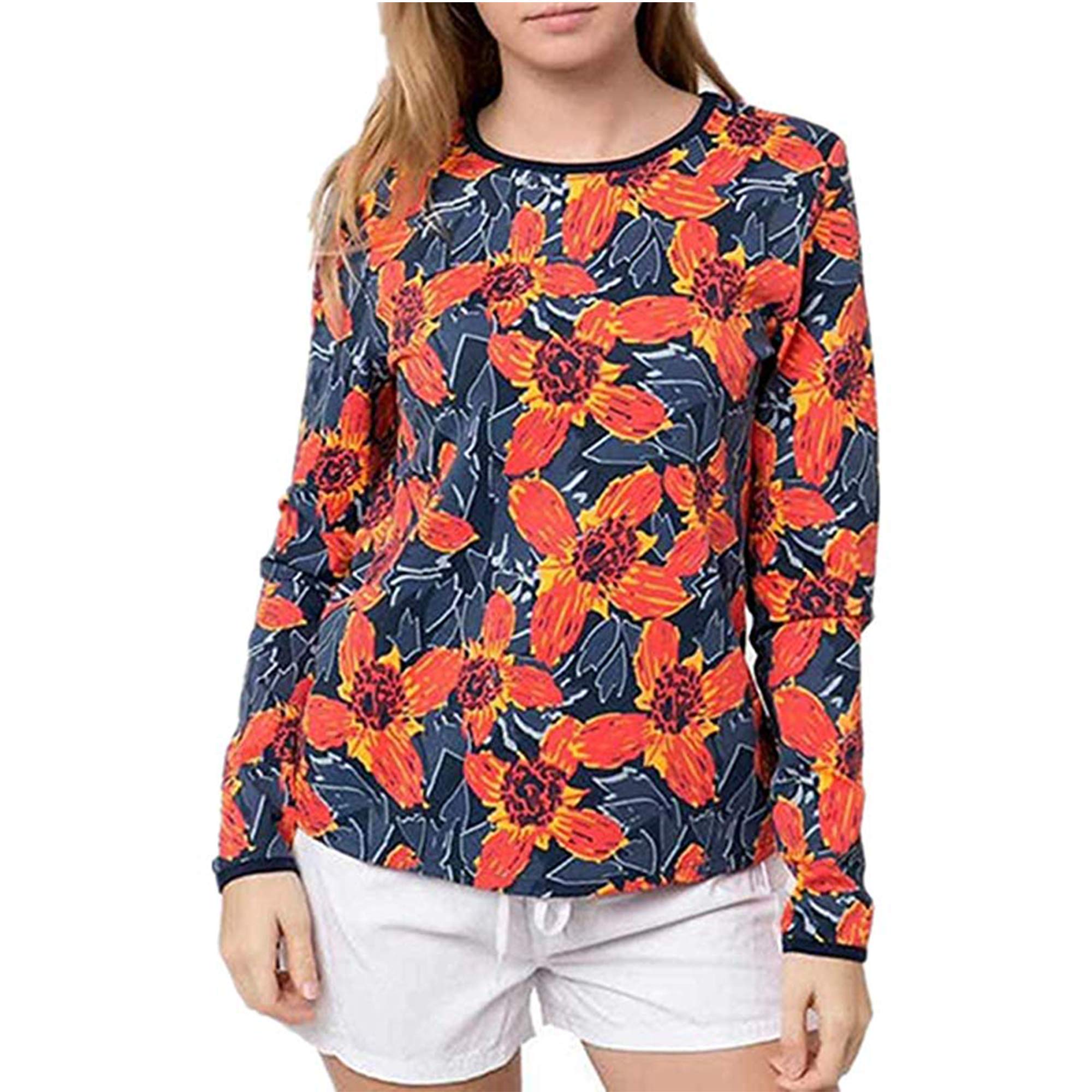 Womens Long Sleeve Rashguard with UPF 50+-image-49
