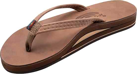 Amazon.com | Rainbow Sandals Womens Luxury Leather - Double Layer