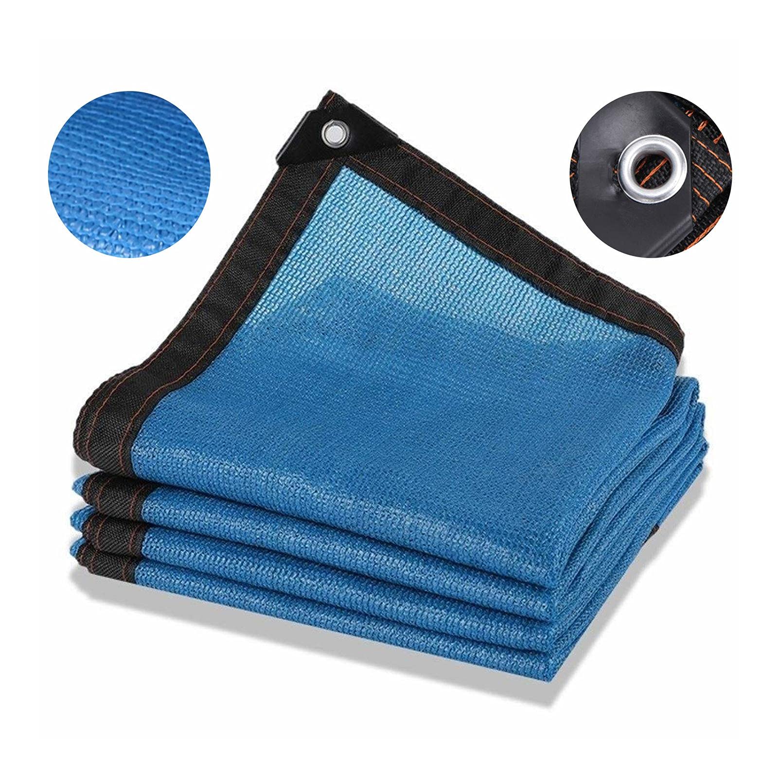 Blue Shade Netting 75% Sunblock Cloth Uv Resistant Net,Greenhouse Covers Net Mesh Tarp,For Protection Kennels Patio Porch Swimming Pool Plants Flowers (4mx5m/13.1ftx16.4ft) — image 1