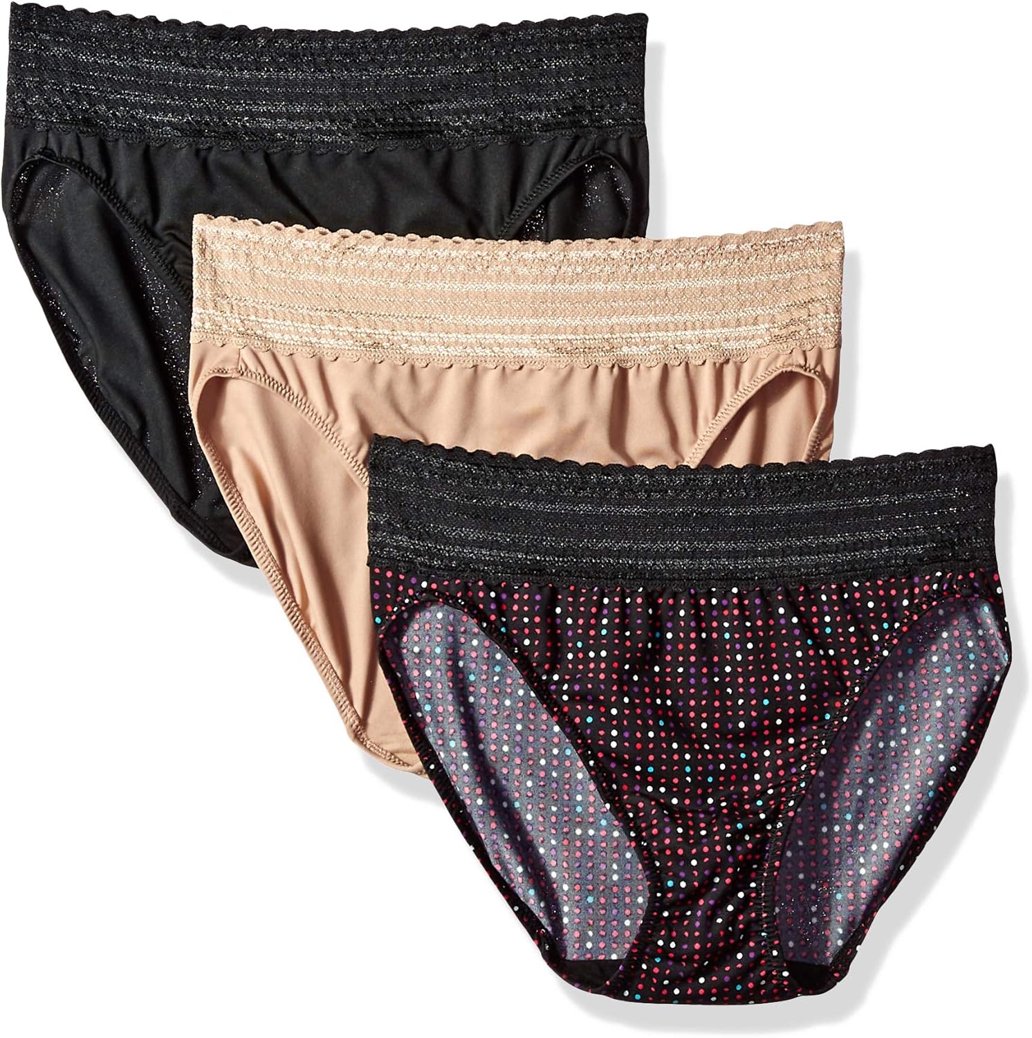 Warner's lace hi cut brief Clearance