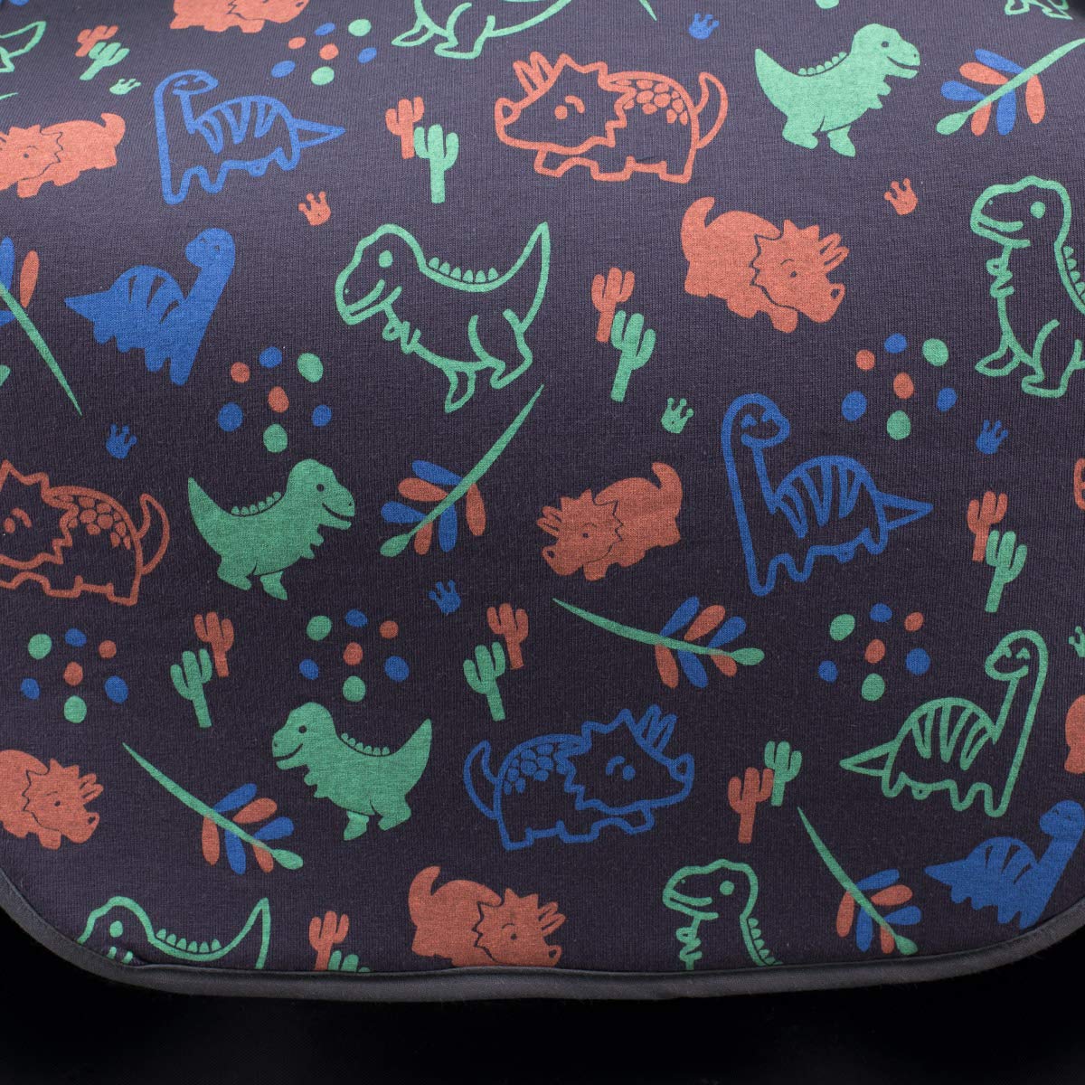 JYOKO KIDS Funda Colchoneta para Cochecito + Arneses (Happy Dino)