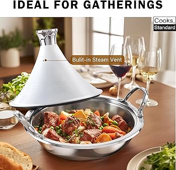 Amazon.com: Cooks Standard Moroccan Tagine Pot 3.6 Qt, 11 Inch