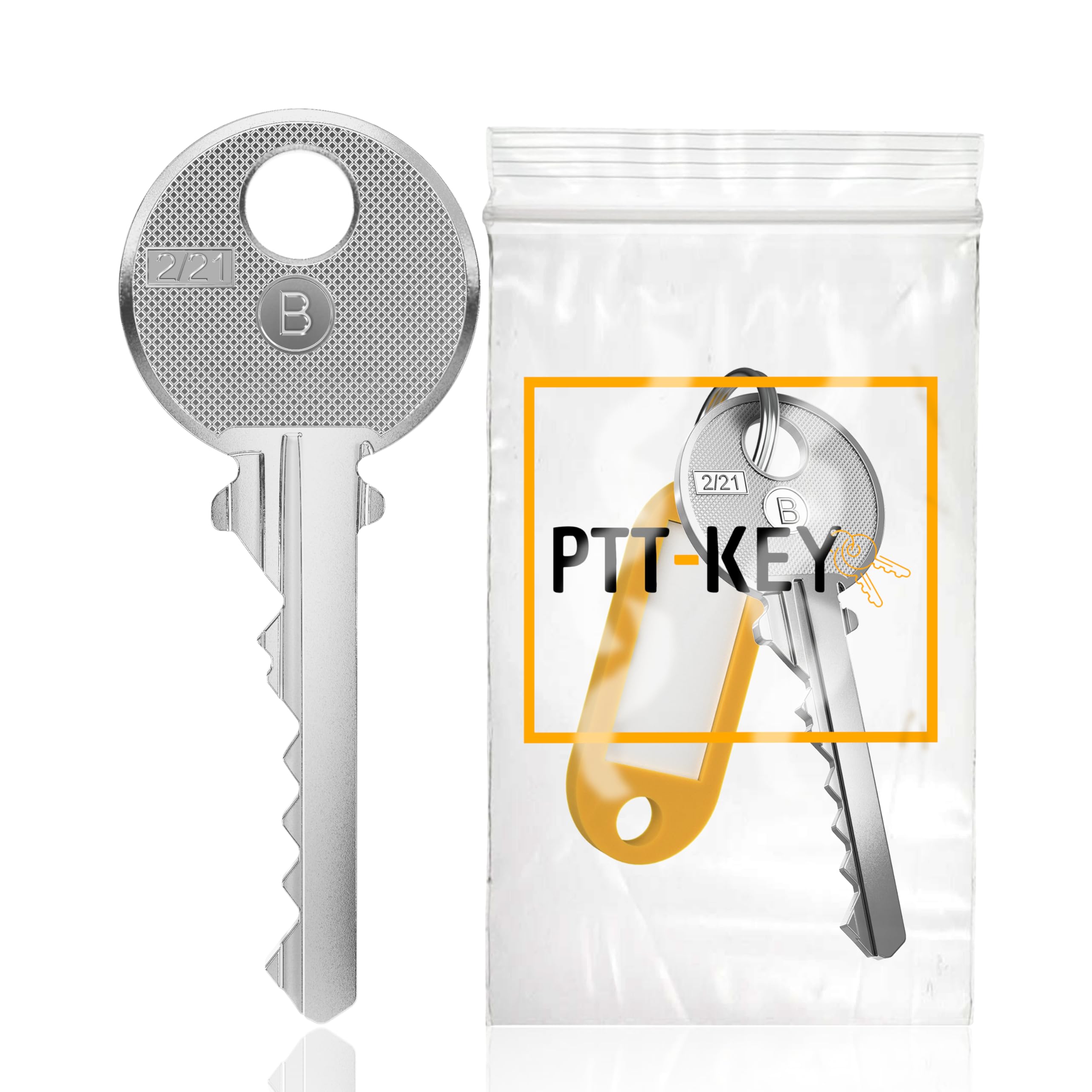 PTT-KEY - Chiave B10 per serratura cassetta postale e ingresso di edificio - Passaggio ovunque universale - Barilotto della cassetta delle lettere - Pass PTT