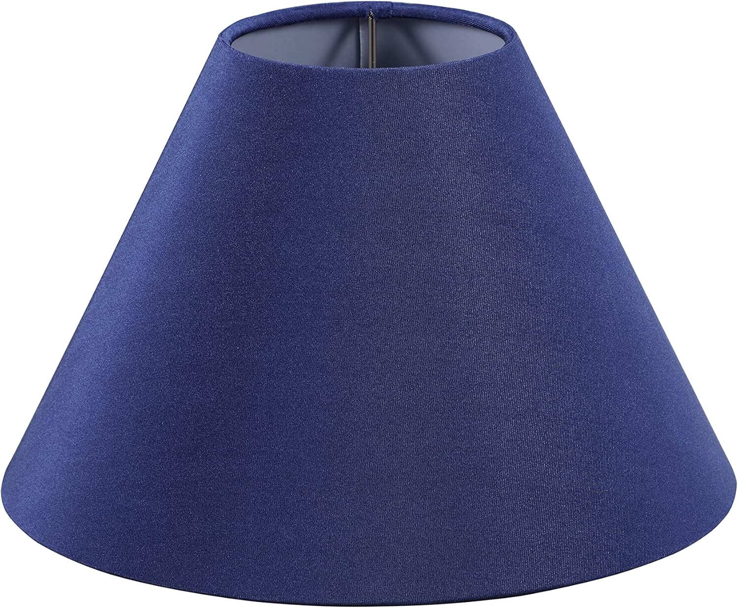 Aspen Creative 56033, Hardback Empire Transitional UNO Lamp Shade, Cobalt Blue, 4" Top x 10" Bottom x 7" Slant, Slip UNO 33mm