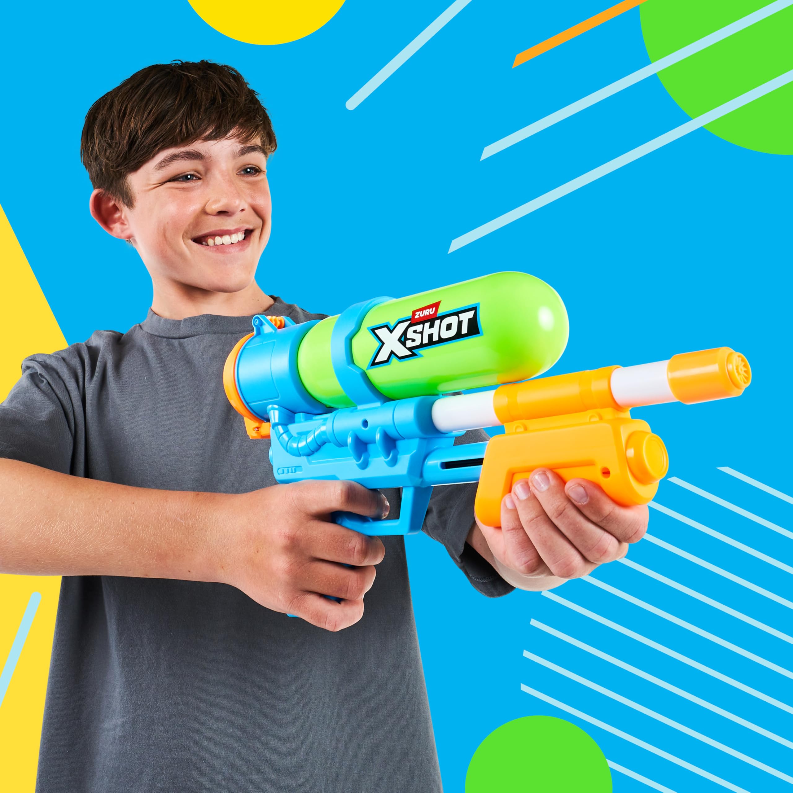 XSHOT Water -FAST FILL-SERIES 1-RETRO BLASTER GREEN
