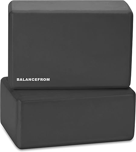 Miniatura 6 de Signature Fitness All Purpose 12-Inch Extra Thick High Density Anti-Tear Exercise Yoga Mat with Carrying Strap with Optional Yoga Blocks, Multiple