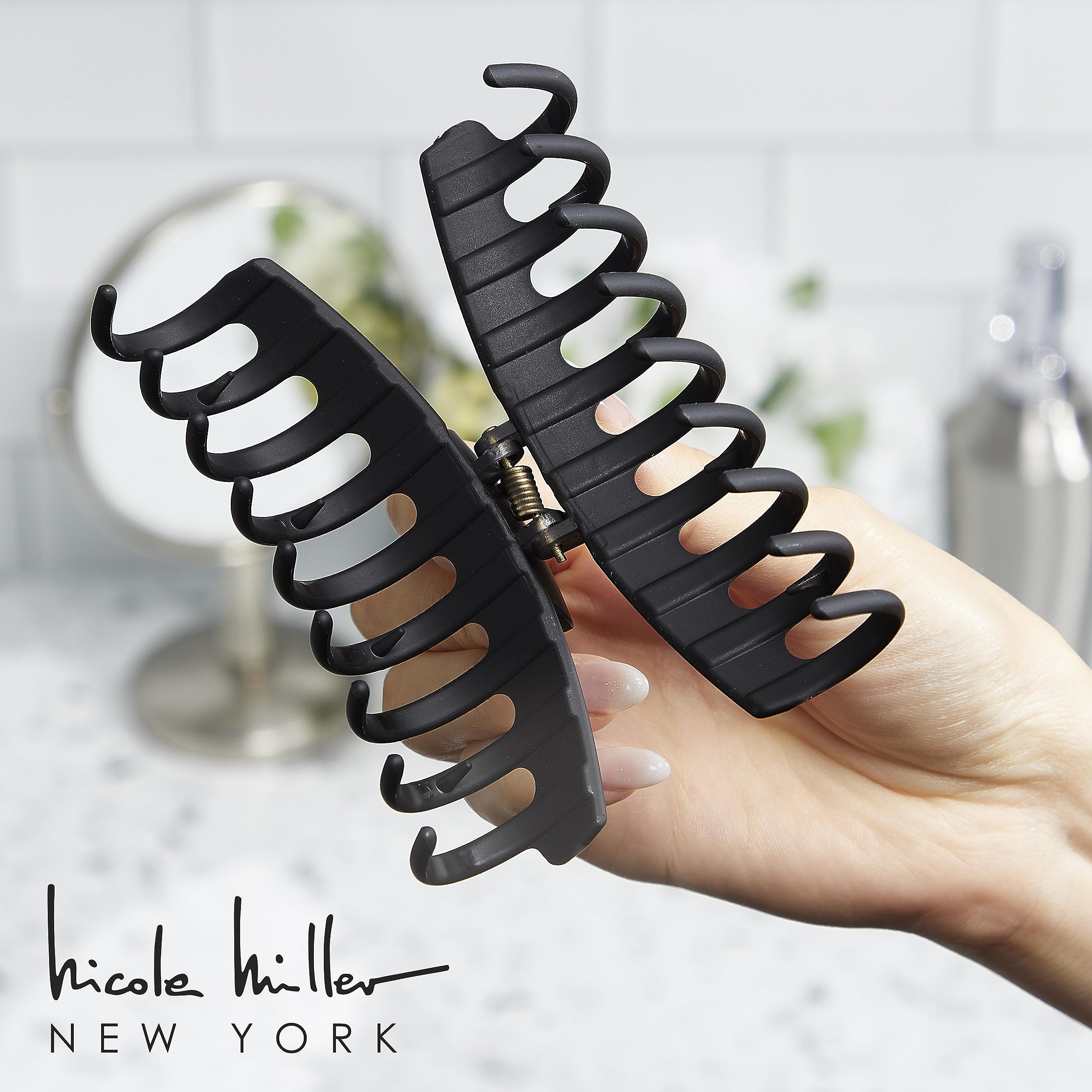 Amazon.com: Large Claw Clips (4.3 inches) by Nicole Miller 