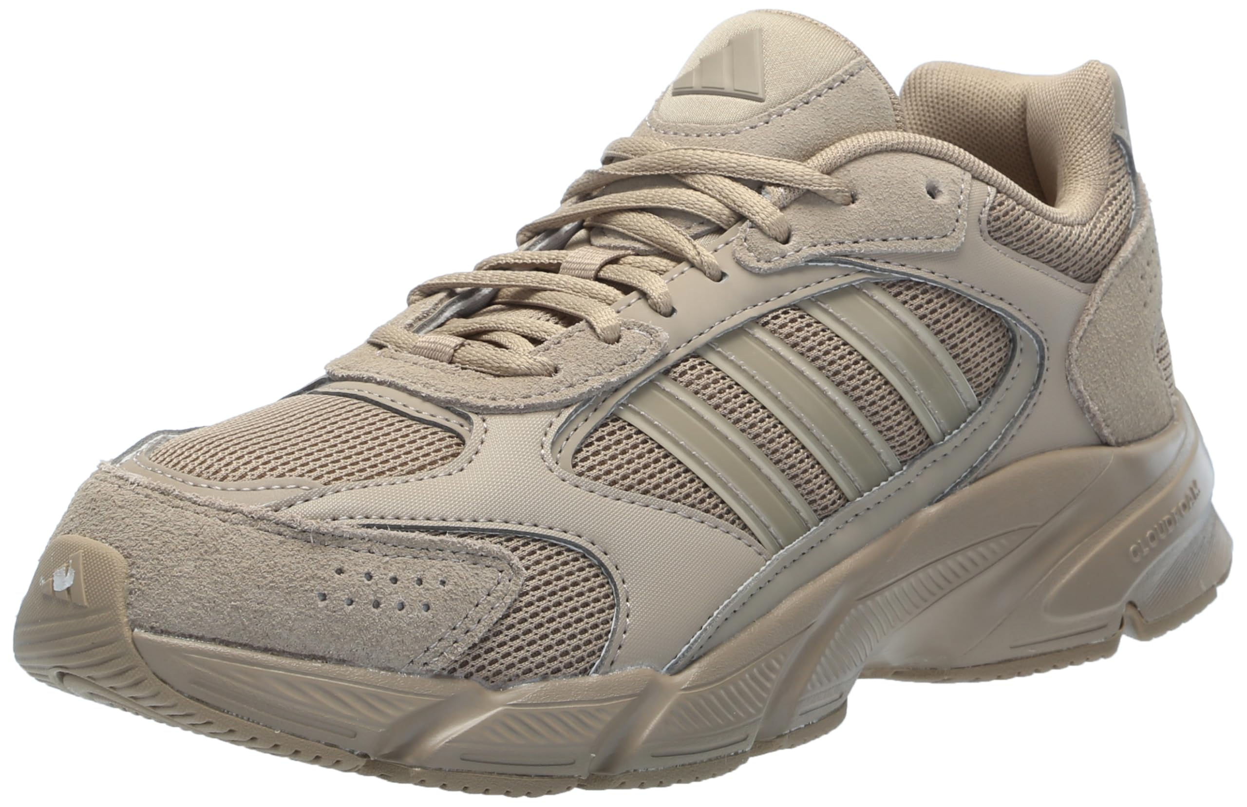 adidas Mens Crazychaos 2000 Lace Up Sneakers Shoes Casual - Off White, Silver