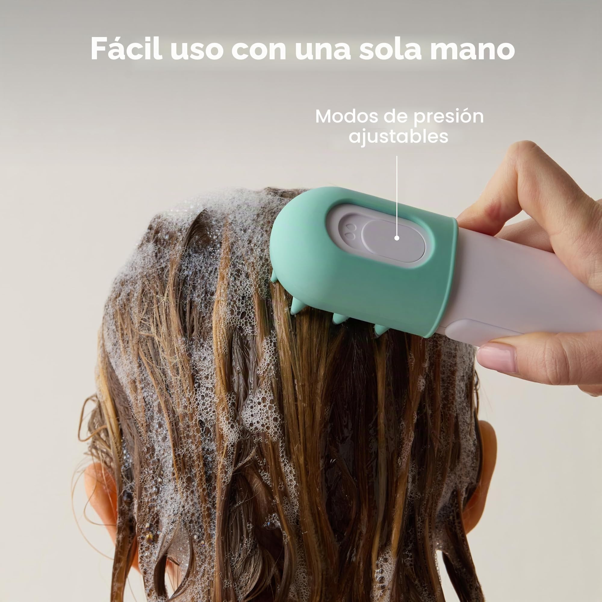 Frida Baby Accesorio pulverizador de bañera de control de flujo para bañera de bebé, cabezal de ducha de baño de bebé con masajeador de cuero cabelludo, controla el flujo de agua con 2 modos de