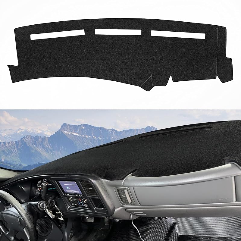 Capa para Painel SKYLOTEC para Chevy Silverado, GMC Sierra, Avalanche, Tahoe, Suburban e Yukon, Preta