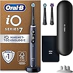 Oral-B iO Series 7 Plus Edition Elektrische Zahnbürste/Electric Toothbrush, PLUS 3 Aufsteckbürsten, 5 Putzmodi für Zahnpflege, Reiseetui, Designed by Braun, black onyx