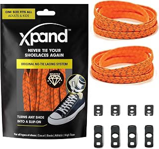 Xpand Shoelaces System Reflective Elastic
