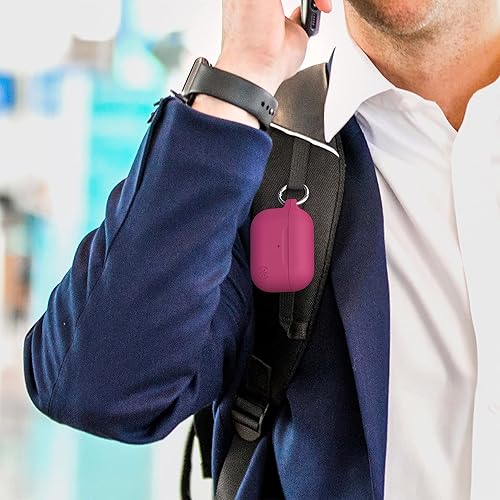 Miniatura 7 de Speck Productos Presidio WSoft Touch - Funda para Airpods Pro de 21 generación, rosa digitalplata brillante