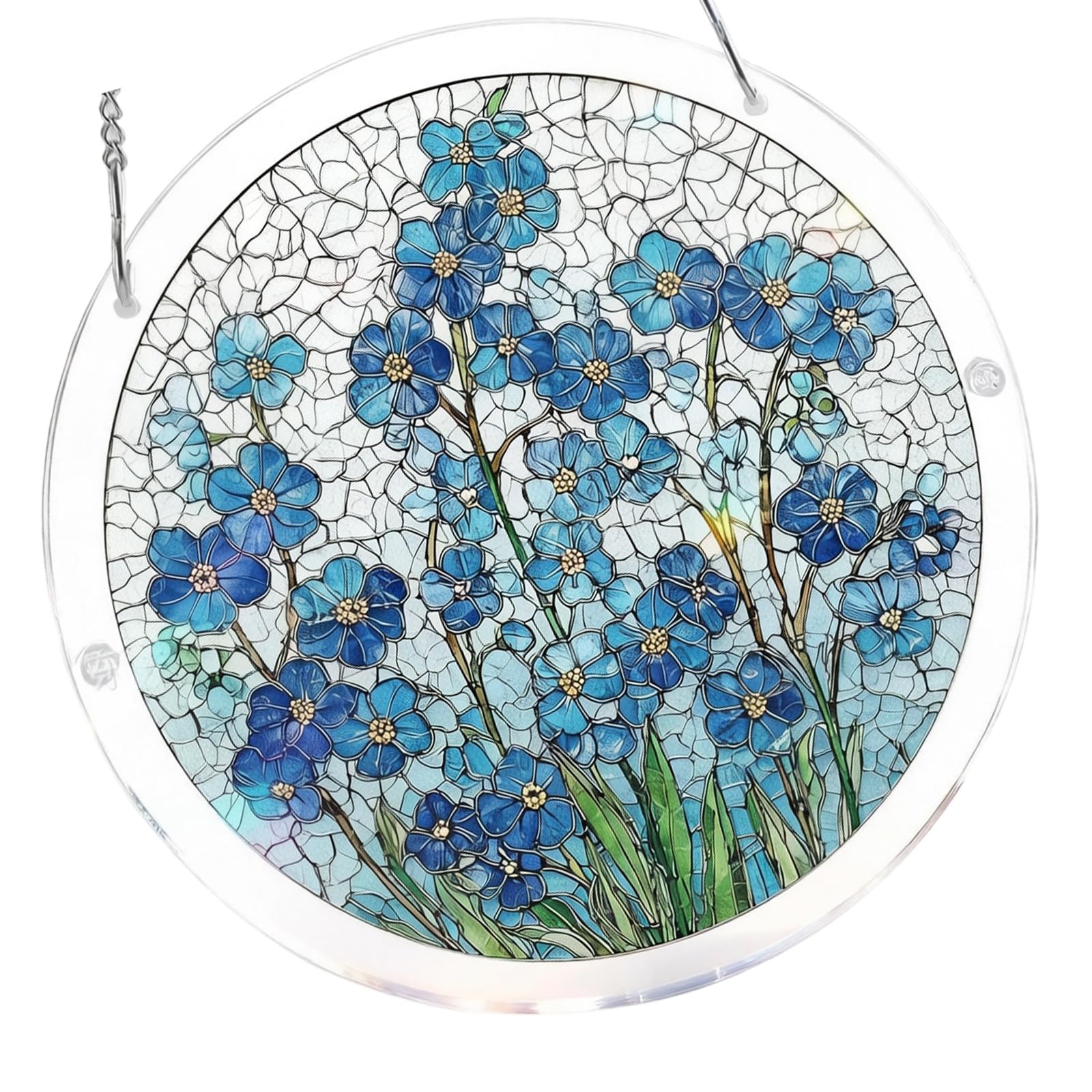 Jigsaws Puzzle Suncatchers Acrylic Window Suncatchers Decors Birthday Women Stained Glass Hanging Decors Acrylic Panel