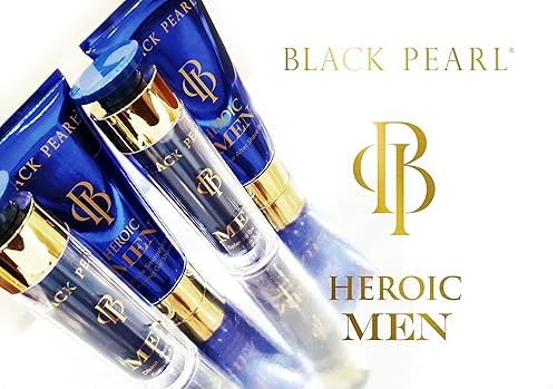 Black Pearl crema de afeitar de lujo para hombres 5.1 onzas, cosméticos del mar muerto