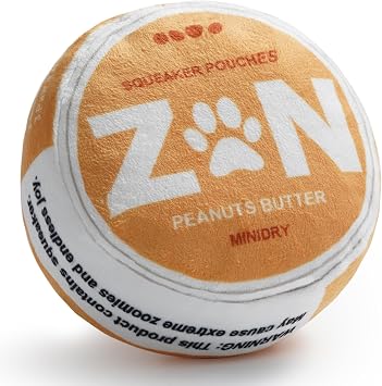 Nocciola ZN Funny Cool Dog Toy with Squeaker & Crinkle, Hilarious Blue Soft Squeaky Plush Stuffed Cute Puppy Accessories for Small Medium Large Breed, Party Birthday