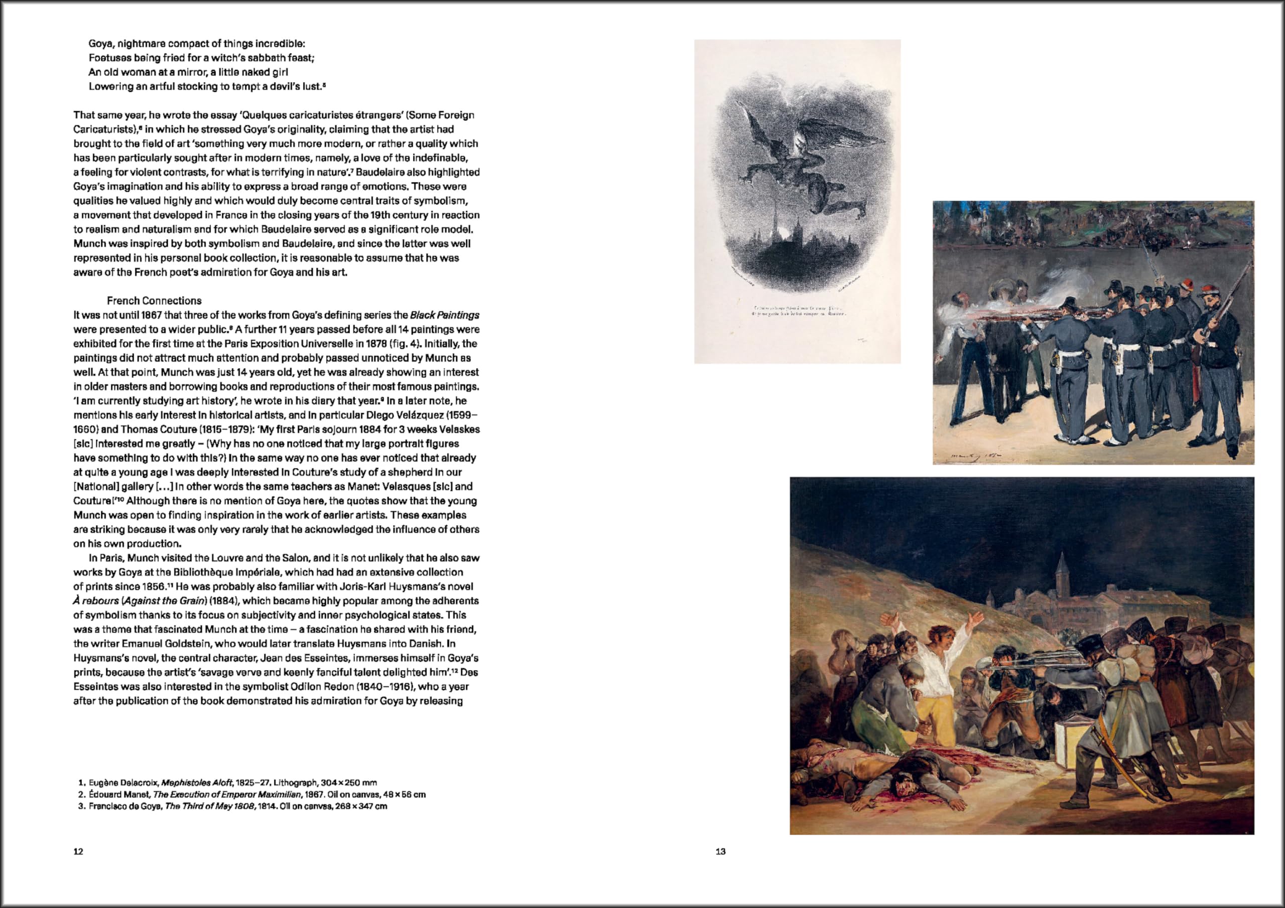 Goya and Munch: Modern Prophecies