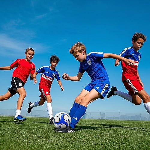 Miniatura 5 de Balón de fútbol Tamaño 3,4,5 PU suave con aguja de bolsa de fútbol para entrenamiento de práctica